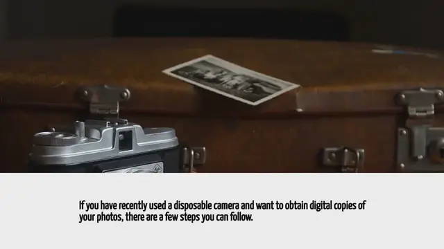 'Video thumbnail for How To Get Digital Photos From Disposable Camera'