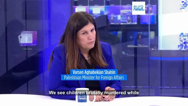 'Video thumbnail for Exclusive: Palestinian Foreign Minister "shocked" at EU's failure to act against Israel over Gaza'