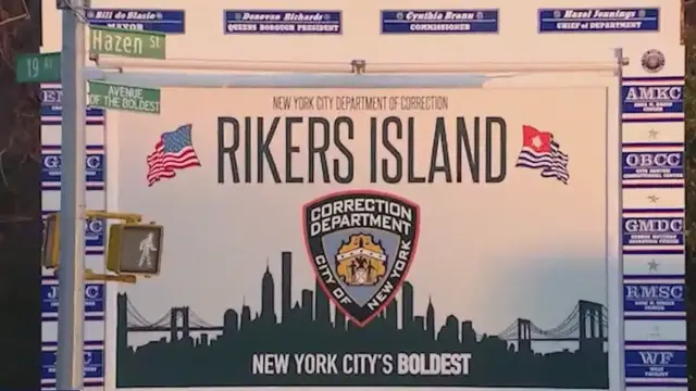 'Video thumbnail for ICE office returns to Rikers Island'