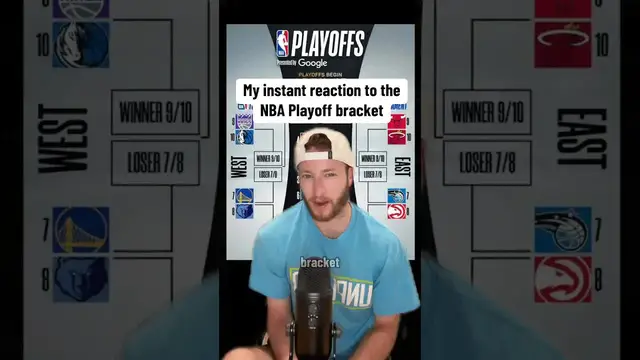 'Video thumbnail for NBA Playoffs Bracket Predictions and Reactions'