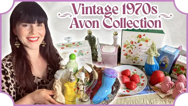 'Video thumbnail for My Vintage 1970s Avon Cosmetic collection (Over 100 pieces?!)'