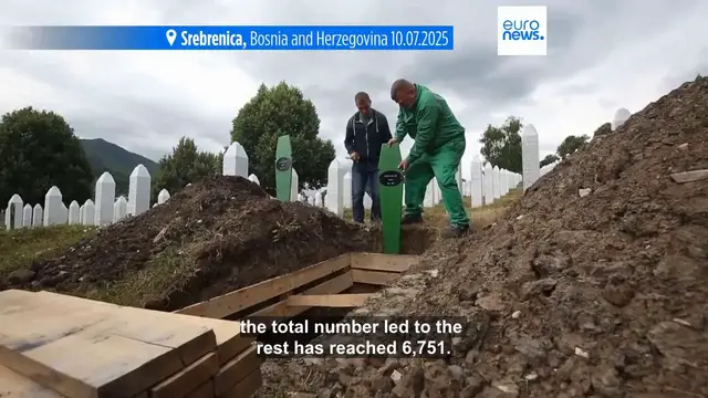 'Video thumbnail for Thousands gather to mark the 30th anniversary of genocide in Srebrenica'