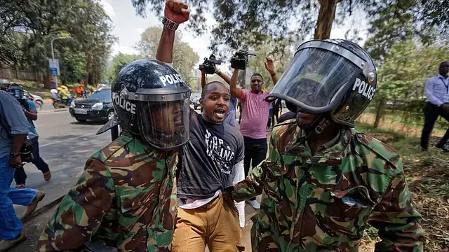 'Video thumbnail for Kenyan Activist Boniface Mwangi faces terror charges after deadly protests'