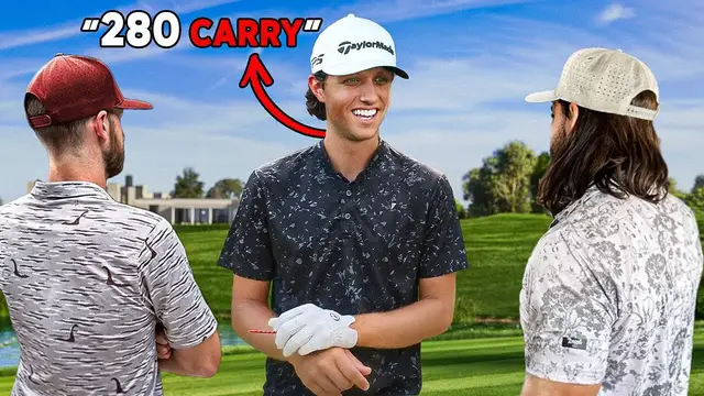 'Video thumbnail for Calling Out The BEST Golfers on The Driving Range'