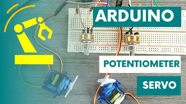 'Video thumbnail for How to Control Servo Motors with Potentiometers and Arduino | Step-by-Step Tutorial'