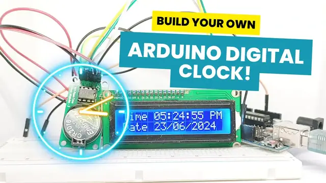 'Video thumbnail for Build Your OWN Arduino Clock with DS1302 RTC and I2C LCD Display Now!'
