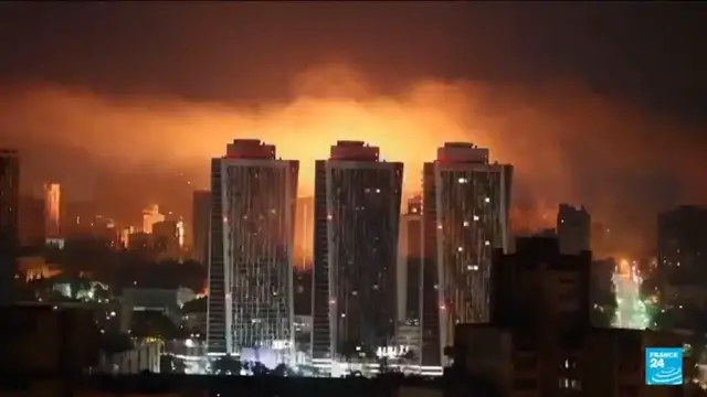 'Video thumbnail for Russian strikes kill at least three across Ukraine amid escalating drone attacks'