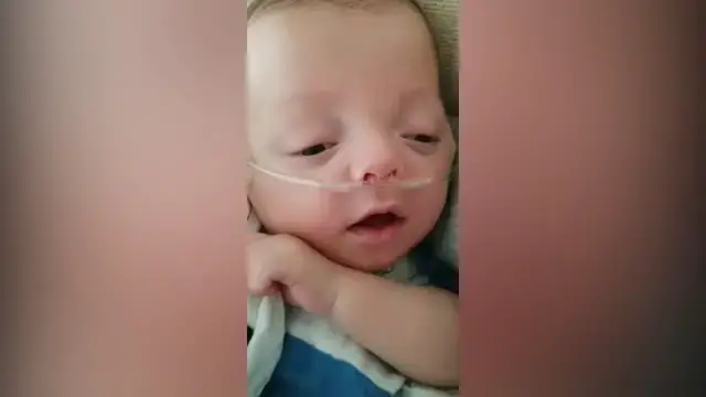 'Video thumbnail for Boy Hears Parent's Voices For First Time As Cochlear Implants Activated | Happily TV'