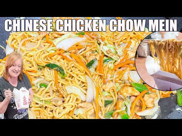 'Video thumbnail for CHINESE CHICKEN CHOW MEIN The Best Take Out Restaurant Recipe'