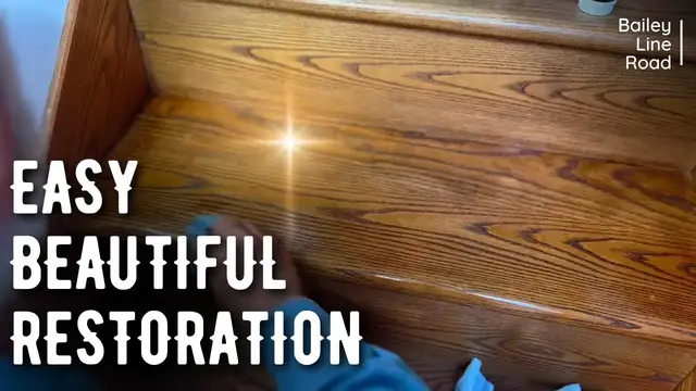 'Video thumbnail for BEST Coloured Oil For Wooden Stairs (Like New Again!)'