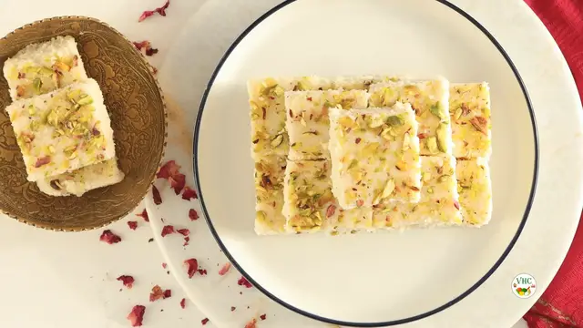 'Video thumbnail for Ricotta Cheese Burfi '