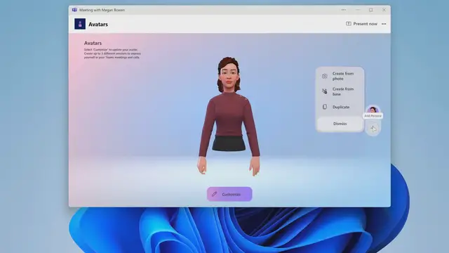 'Video thumbnail for How to Create a New Avatar from a Photo in Microsoft Teams'
