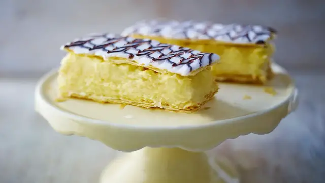 'Video thumbnail for Custard slice Recipe'
