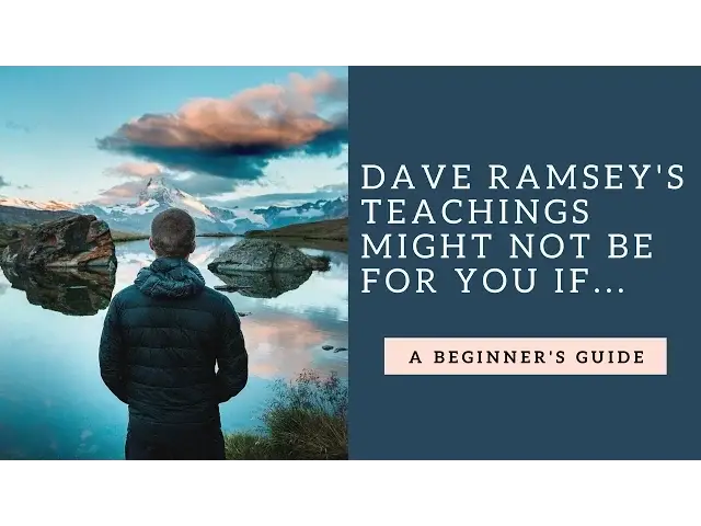 'Video thumbnail for Dave Ramsey's Teachings Might Not Be For You If'