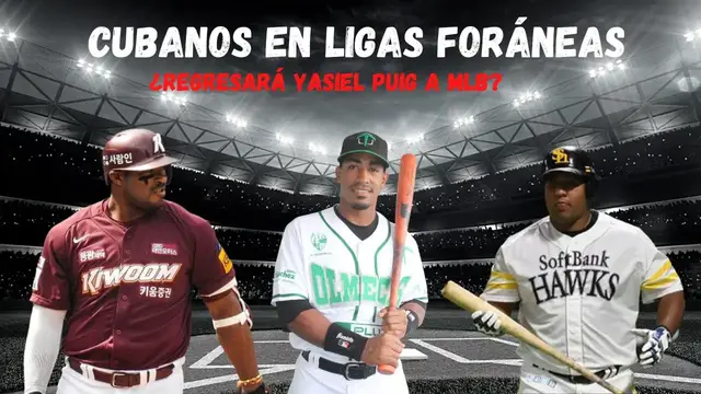 'Video thumbnail for Cubanos en Ligas Foráneas. ¿Regresará Yasiel Puig a MLB?'