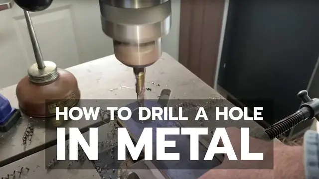 'Video thumbnail for How to Drill a Hole in Metal (1/4" Steel)'