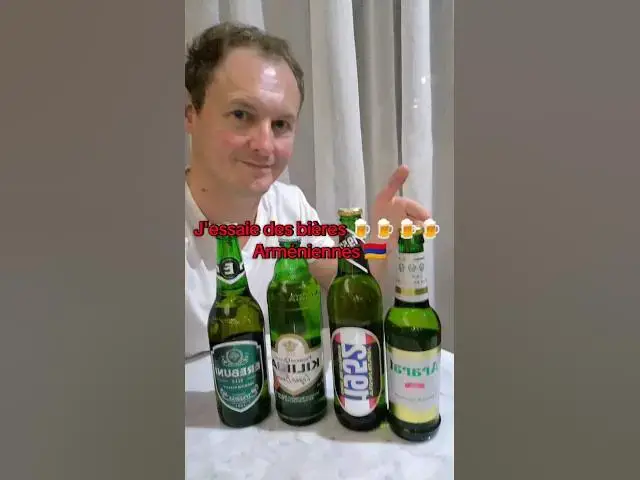'Video thumbnail for 🍺 Dégustation de Bières Arméniennes : Un Voyage Savoureux depuis Mon Supermarché Local ! 🇦🇲✨'
