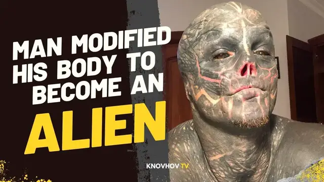 'Video thumbnail for The Black Alien👽: Unveiling Anthony Loffredo's Shocking Transformation'