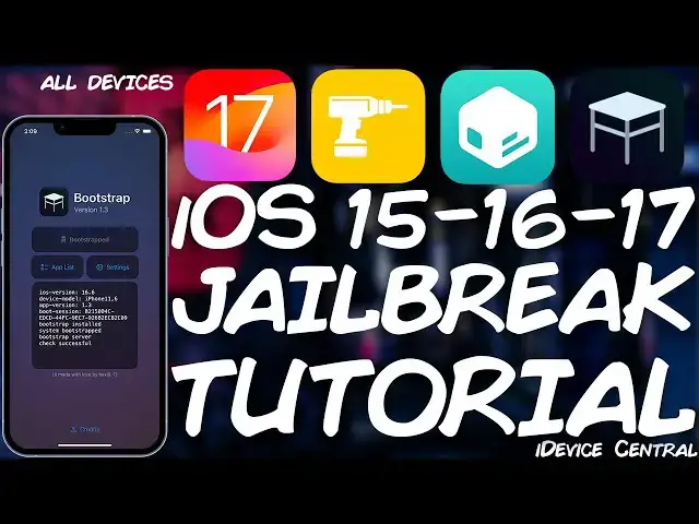 'Video thumbnail for How to JAILBREAK iOS 17 On ALL Devices Using RootHide BootStrap (With Tweaks & Sileo / Zebra)'