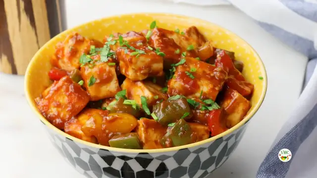 'Video thumbnail for Chilli Paneer (No Onion No Garlic)'