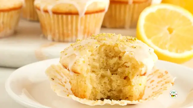 'Video thumbnail for Eggless Lemon Pistachio Muffins'