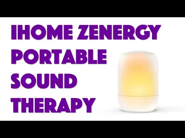 'Video thumbnail for iHome Zenergy IZBT4W Portable Sound Therapy - Review'