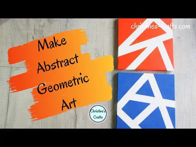 'Video thumbnail for EASY ABSTRACT GEOMETRIC ART WITH TAPE TUTORIAL - Quick and Easy Method with Simple Shapes'