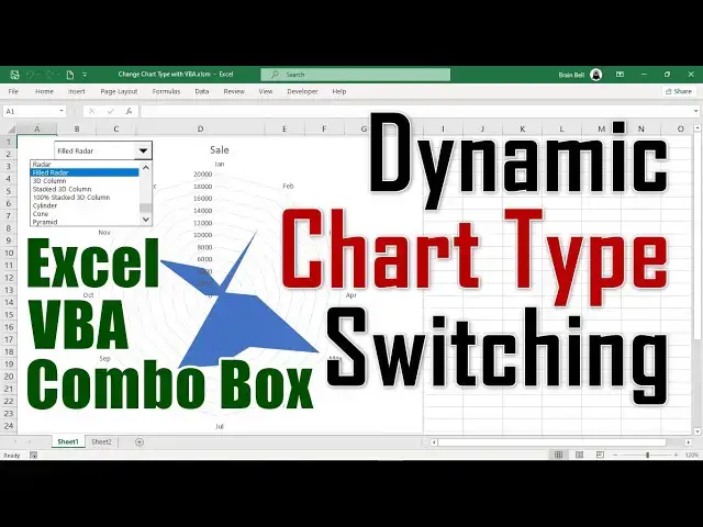 'Video thumbnail for Change Chart Type Dynamically in Excel Using Combo Box and VBA'