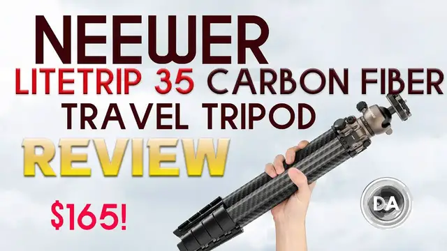 'Video thumbnail for Neewer LiteTrip 35 Carbon Fiber Travel Tripod Review  | The Value Option?'