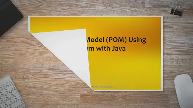 'Video thumbnail for Learn Page Object Model (POM) Using Selenium with Java (2023) | Learn POM Framework'