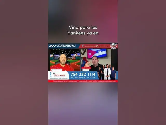 'Video thumbnail for JC Escarra camino a su sueño en MLB #pelotacubana #mlb'