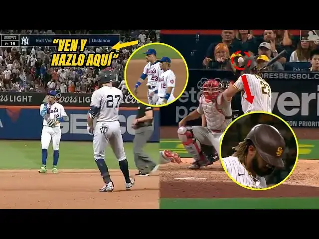 'Video thumbnail for MLB | Conflictos por pelotazos'