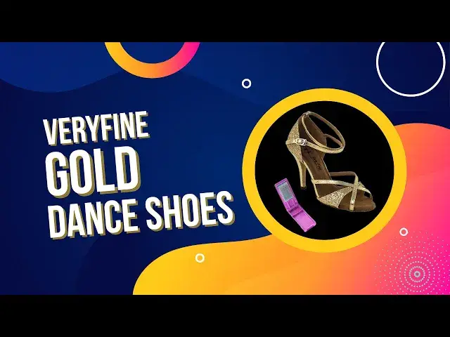 'Video thumbnail for VeryFine Gold Ballroom Dance Shoes Review'