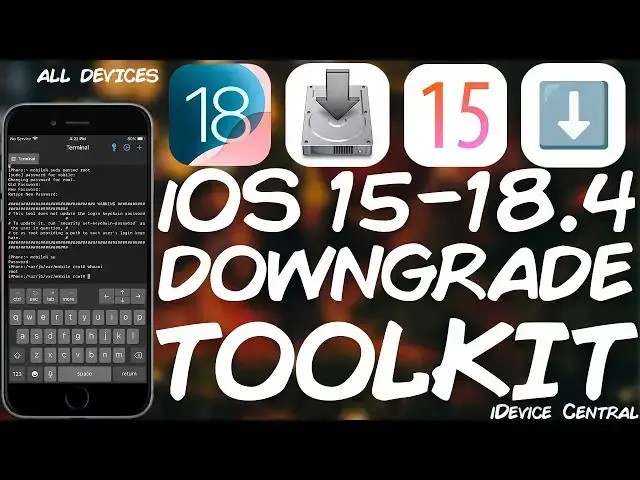 'Video thumbnail for iOS 15.0 - 18.4 x8A4 DOWNGRADE Support Tool RELEASED For All Devices! An All-in-One Tool!'