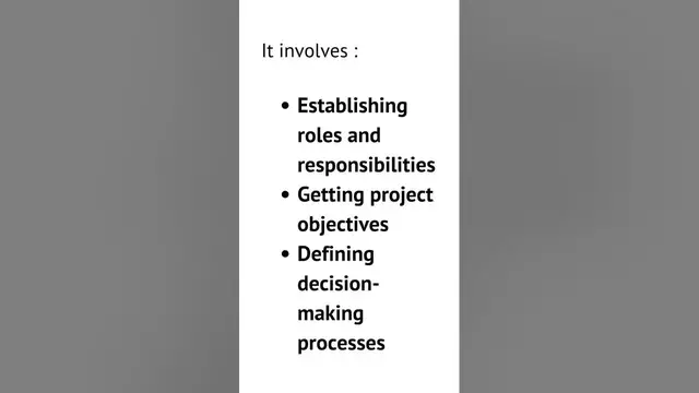 'Video thumbnail for What is a project governance? #projectmanagement #education #students #study #shorts #youtubeshorts'