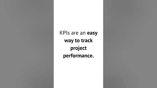 'Video thumbnail for What is a kpi? #projectmanagement #terminologies #education #students #shorts #youtubeshorts #jobs'