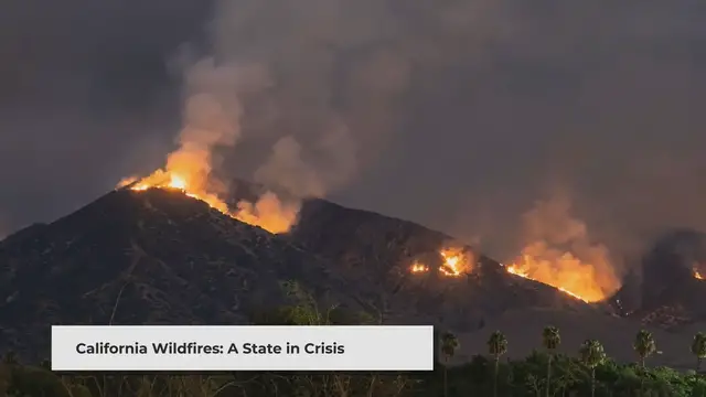 'Video thumbnail for Wildfires Ravage California: Los Angeles Faces Fiery Crisis'