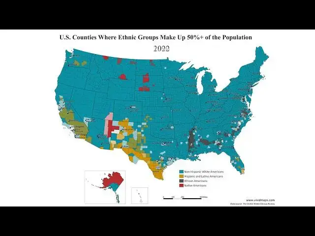'Video thumbnail for The New Majority: Mapping 50% Population Thresholds by Race/Ethnicity in the U.S.'