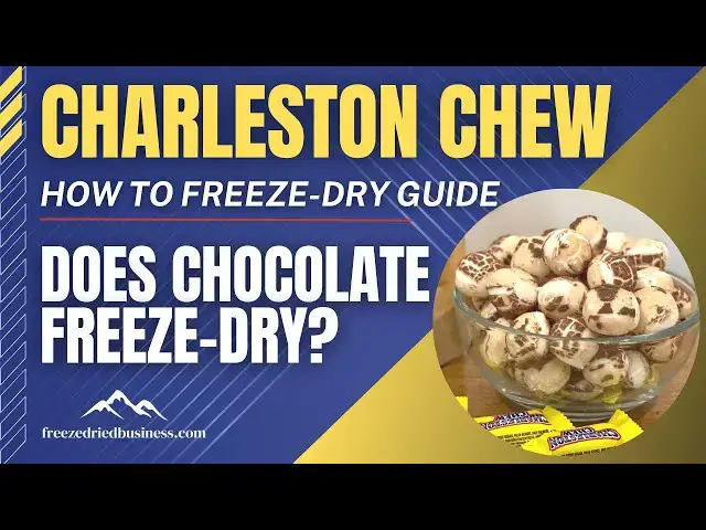 'Video thumbnail for #1 Chocolate Candy to Freeze Dry | How to Freeze Dry Charleston Chews | Freeze Dried Business'