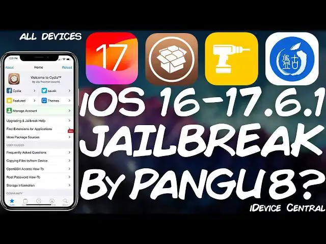 'Video thumbnail for iOS 16.0 - 17.6.1 / 18 JAILBREAK (Pangu8) For All Devices? Is It Legit?'