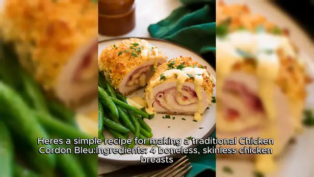 'Video thumbnail for Cordon bleu Recipe'