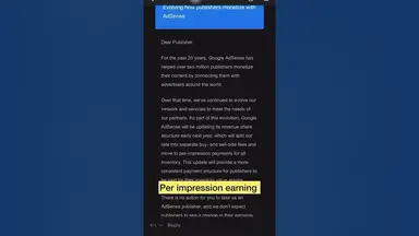 'Video thumbnail for Adsense Se Ab Per Impression Earning Hogy #shorts #ytshort #adsenseearning'