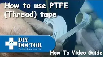 'Video thumbnail for How to use PTFE Thread Seal Tape'