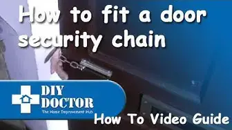 'Video thumbnail for Fitting a door security chain'