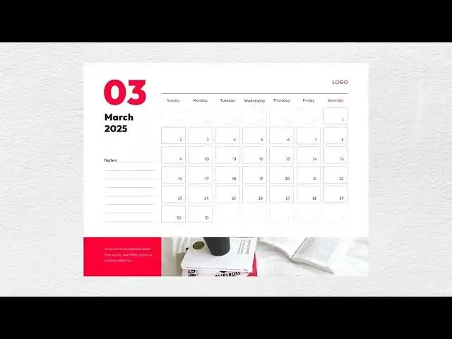 'Video thumbnail for March 2025 Calendar PowerPoint Template Free Download'