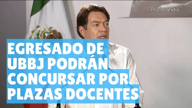 'Video thumbnail for Egresados de Universidades ‘Benito Juárez’ podrán participar por plazas docentes: SEP'
