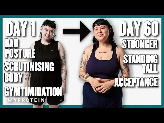 'Video thumbnail for 8-Week Muscle Transformation Challenge: How I Overcame Gymtimidation & Built Muscle'