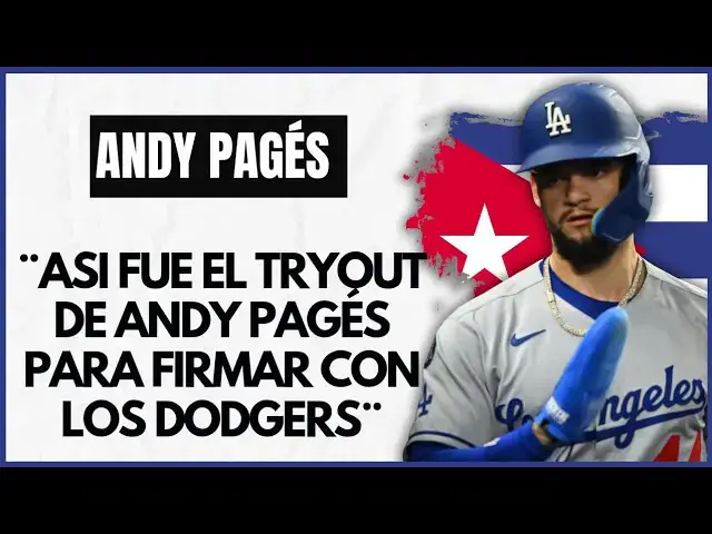'Video thumbnail for EXCLUSIVO: Así fue el Tryout de ANDY PAGÉS con Los Dodgers'