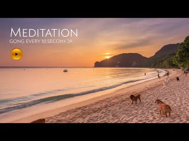 'Video thumbnail for 6-Min Sunset Meditation 🌅 Waves & Gong from Long Beach, Phu Quoc'