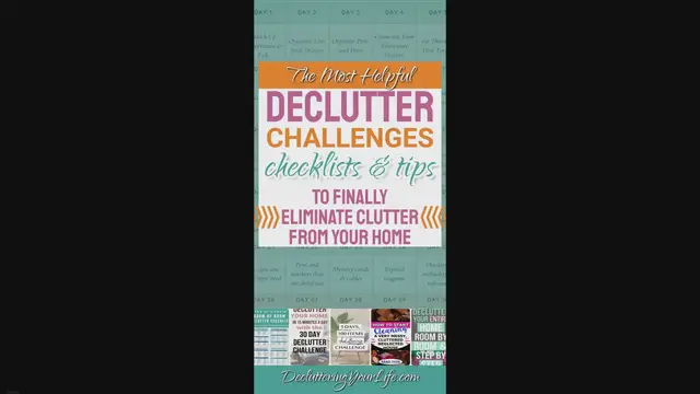 'Video thumbnail for 10 Best Declutter Challenge Resources'